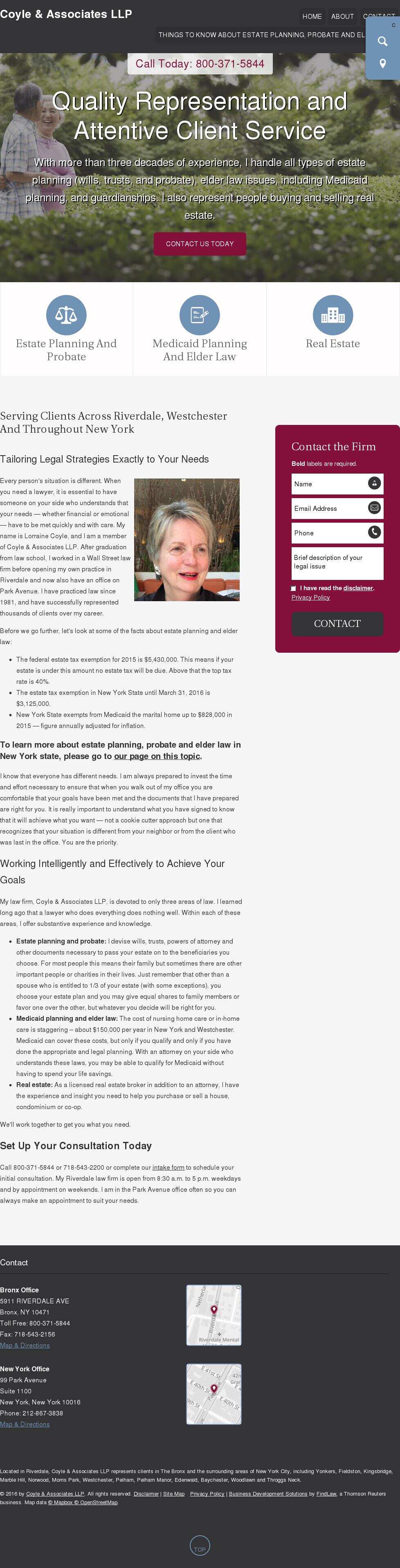 Coyle & Associates LLP - The Bronx NY Lawyers