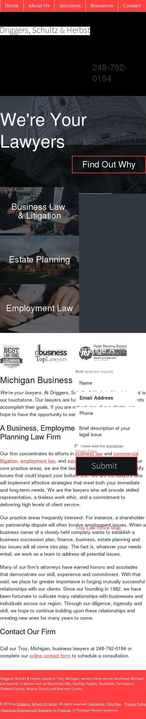 Driggers, Schultz & Herbst - Troy MI Lawyers