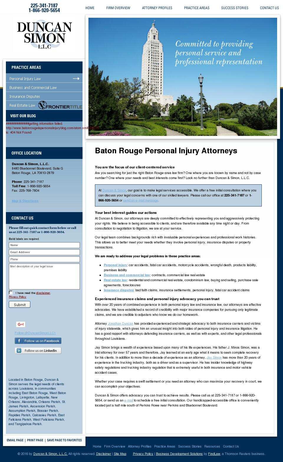 Duncan & Simon, L.L.C. - Baton Rouge LA Lawyers
