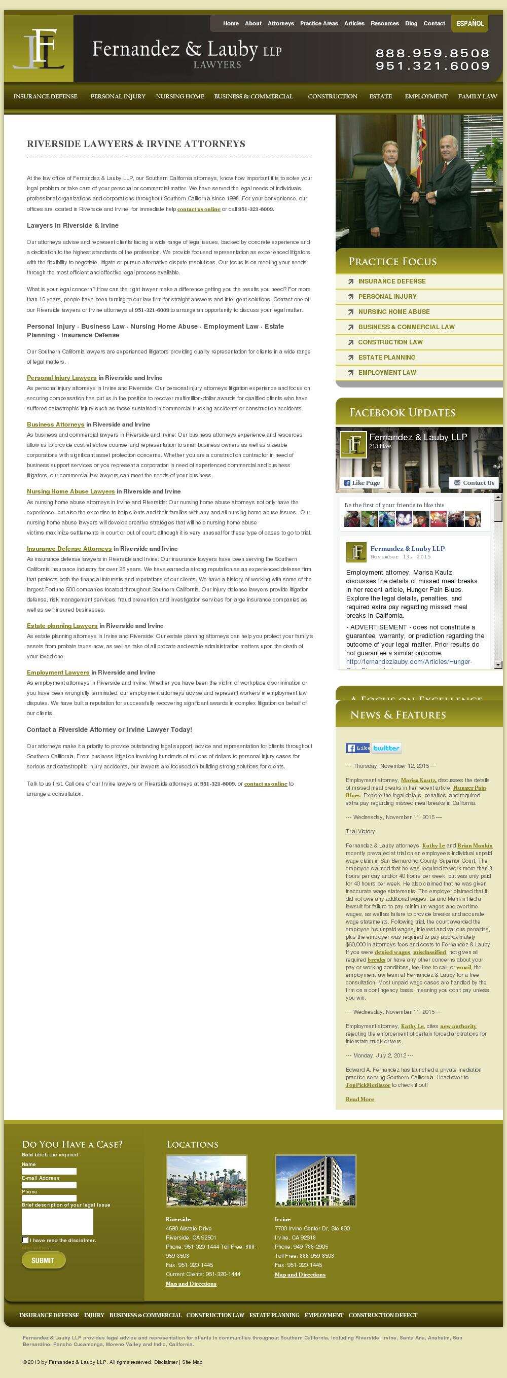 Fernandez & Lauby, LLP - Riverside CA Lawyers