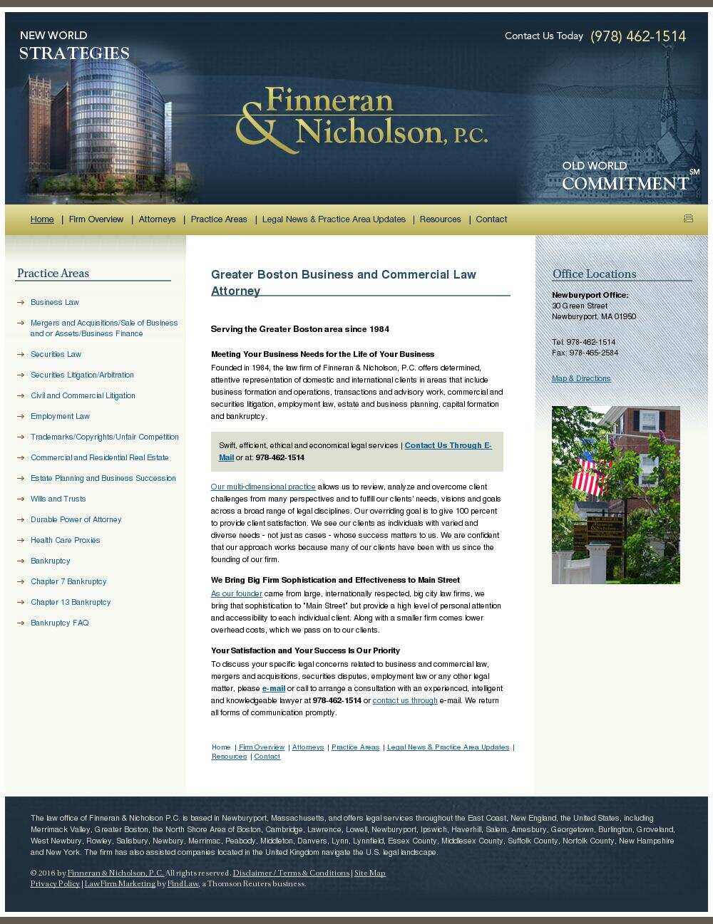 Finneran & Nicholson P.C. - Danvers MA Lawyers