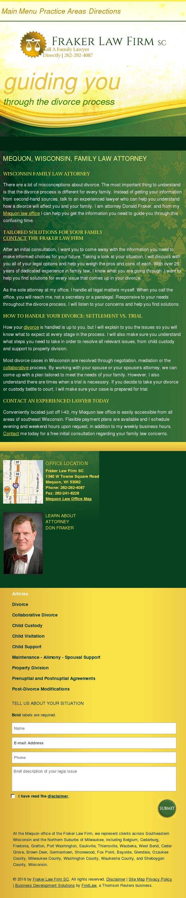 Fraker Law Firm SC - Mequon WI Lawyers