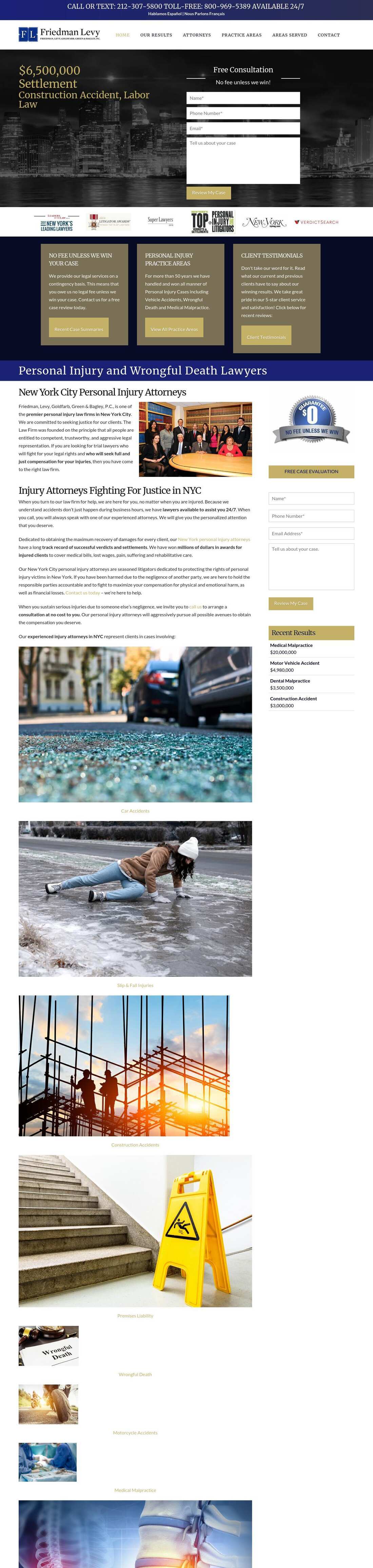 Friedman, Levy, Goldfarb & Green, P.C. - New York NY Lawyers
