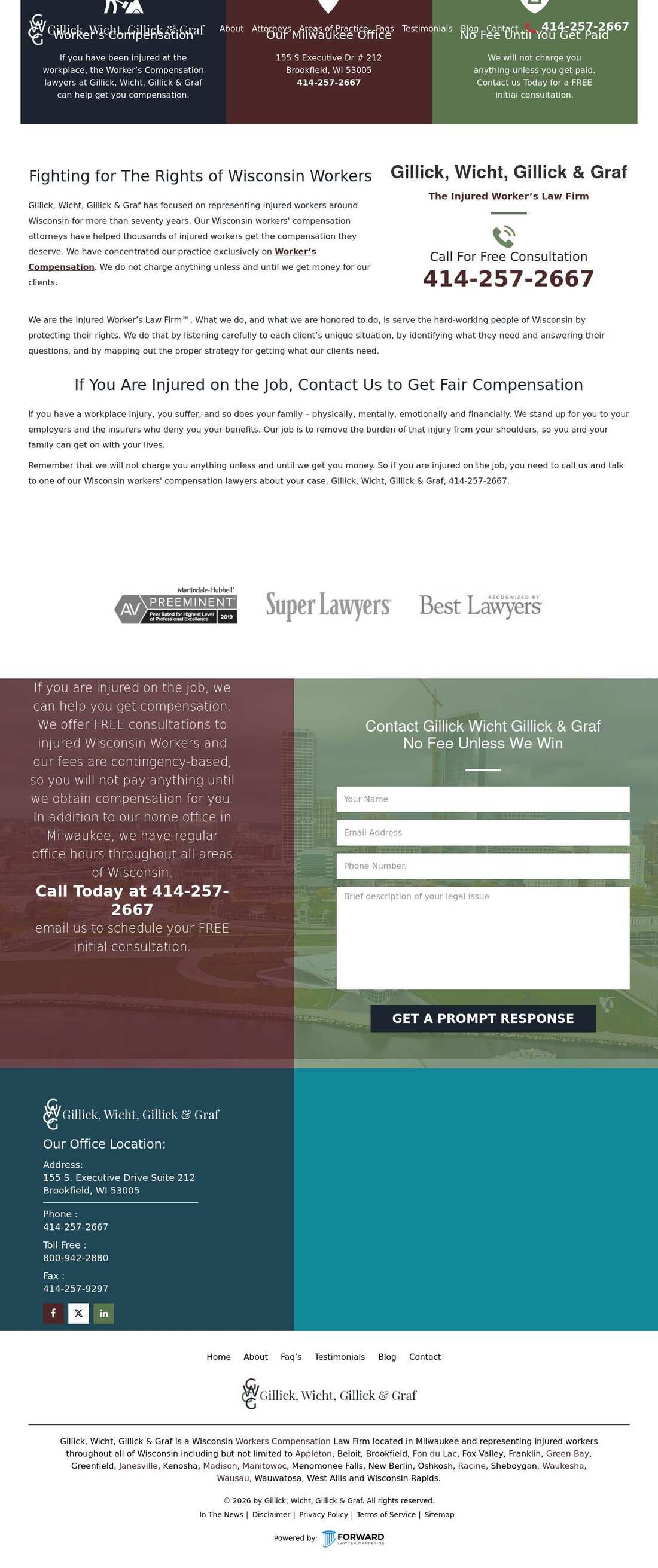 Gillick, Wicht, Gillick & Graf - Milwaukee WI Lawyers