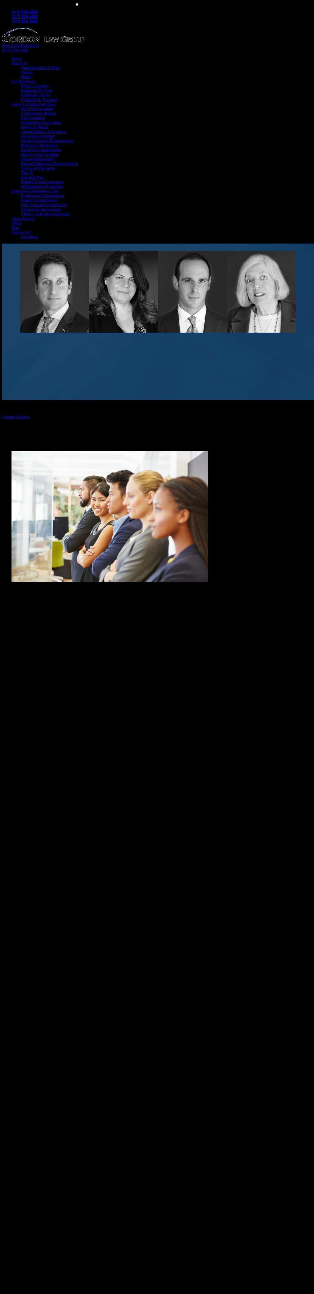 Gordon Law Group, LLP - Boston MA Lawyers