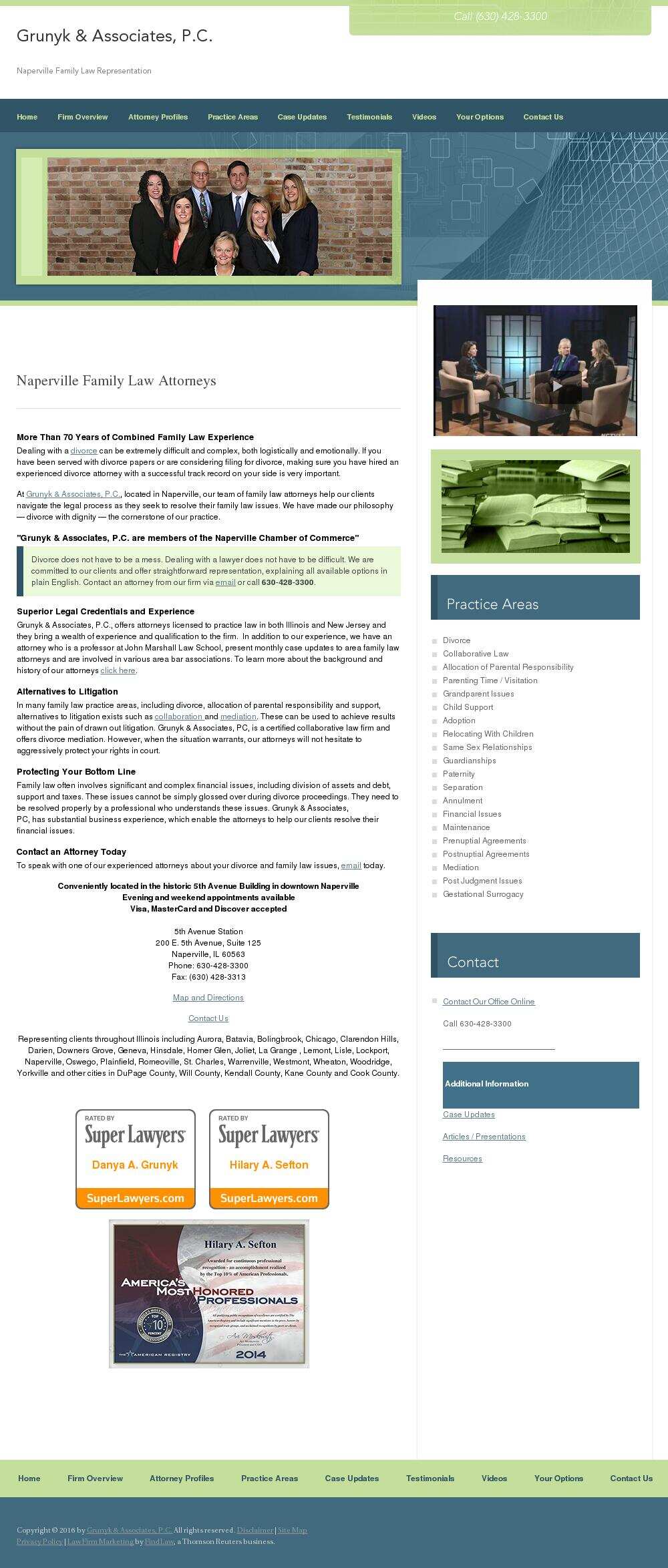 Grunyk Family Law - Naperville IL Lawyers