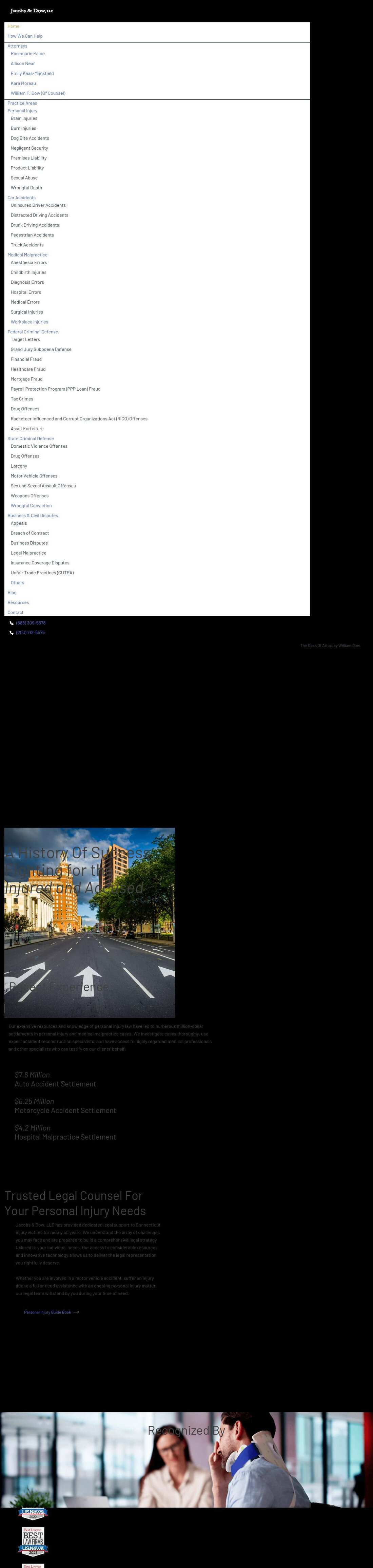 Jacobs & Dow LLC - New Haven CT Lawyers