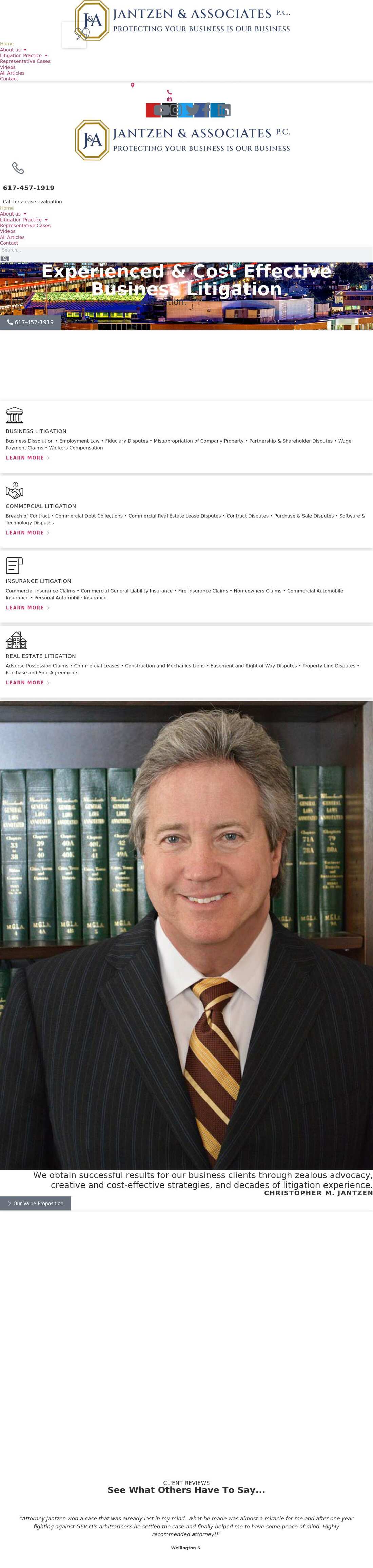 Jantzen and Associates, P.C. - Boston MA Lawyers