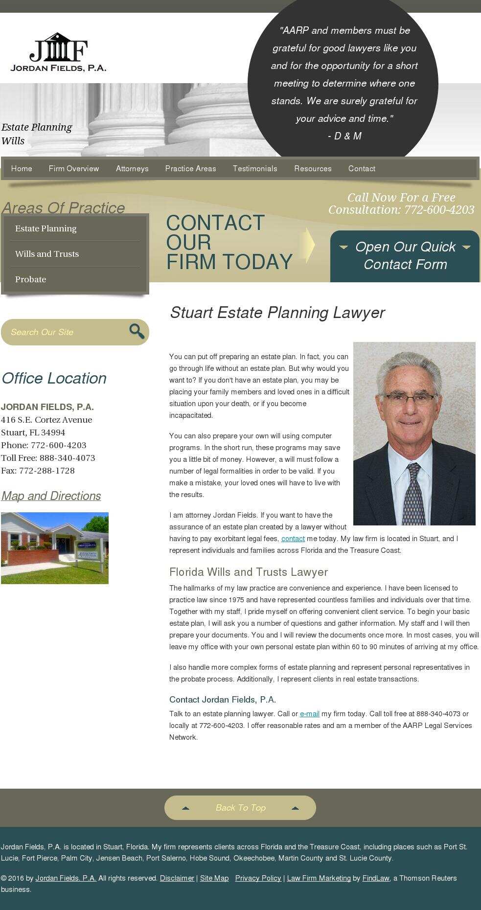 Jordan Fields, P.A. - Stuart FL Lawyers