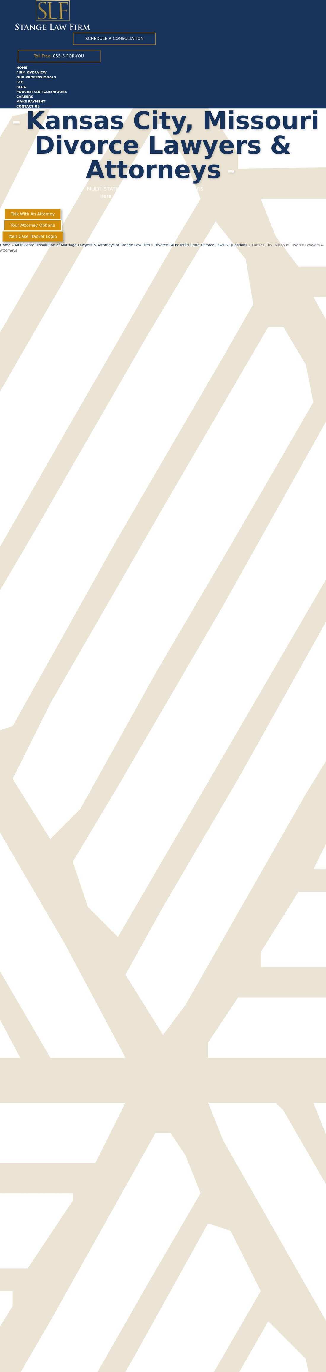 Stange Law Firm, PC (By Appt. only) - Kansas City MO Lawyers