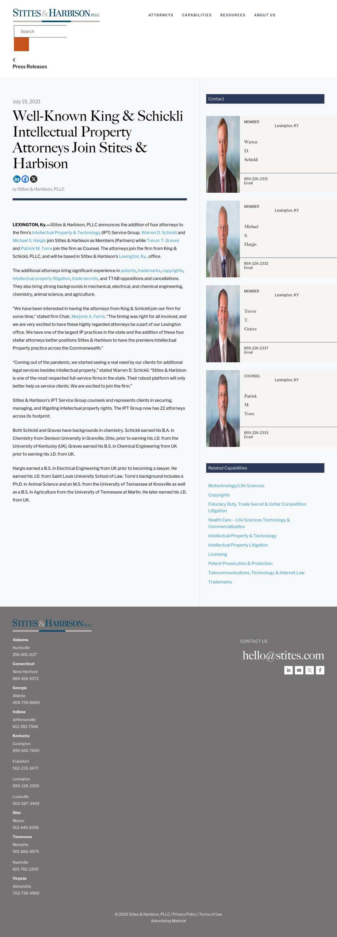 King & Schickli, PLLC - Lexington KY Lawyers