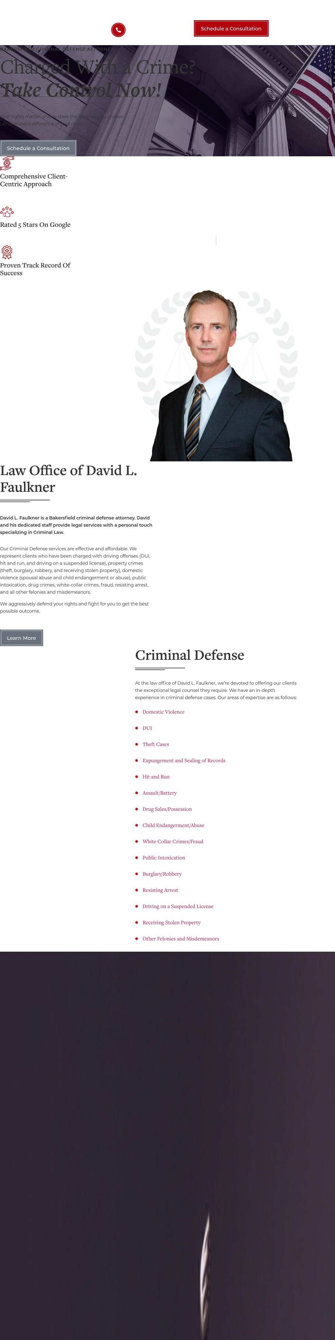 Law Office of David L. Faulkner - Bakersfield CA Lawyers