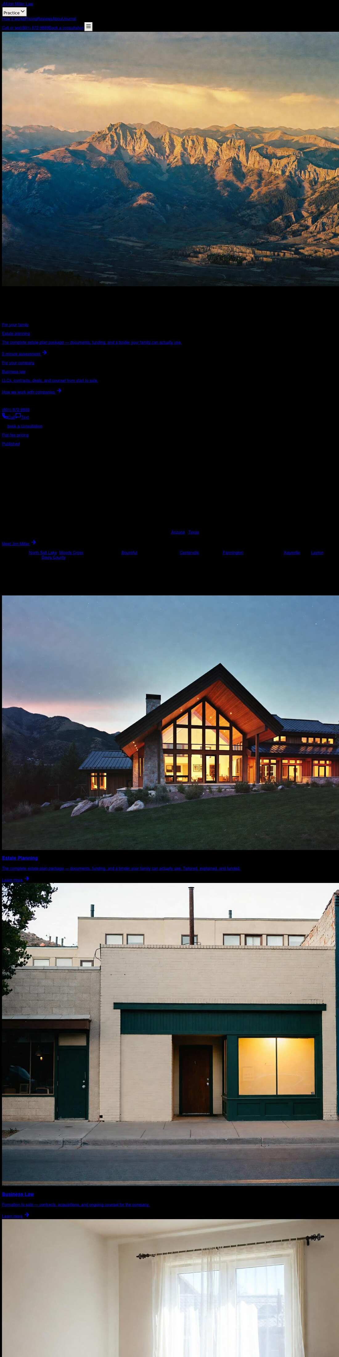 Law Office of Jonathan Miller - Bountiful UT Lawyers