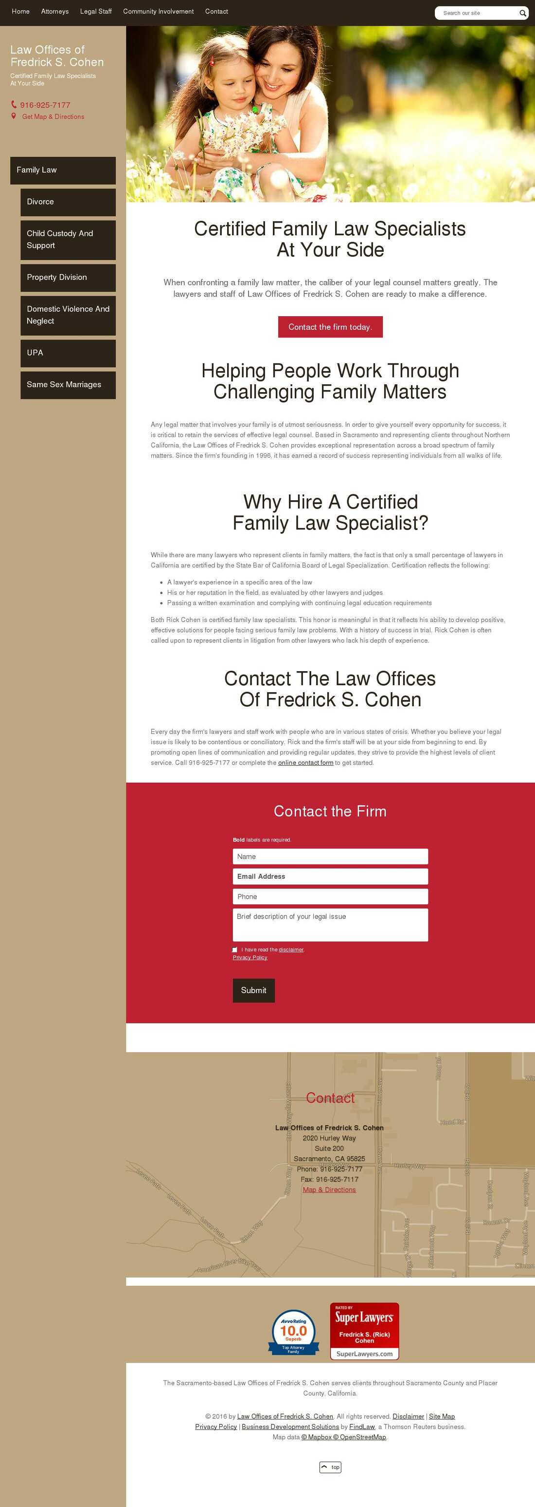 Law Offices of Fredrick S. Cohen - Sacramento CA Lawyers