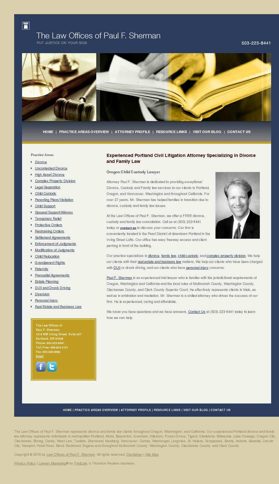 Law Offices of Paul F. Sherman - Portland OR Lawyers