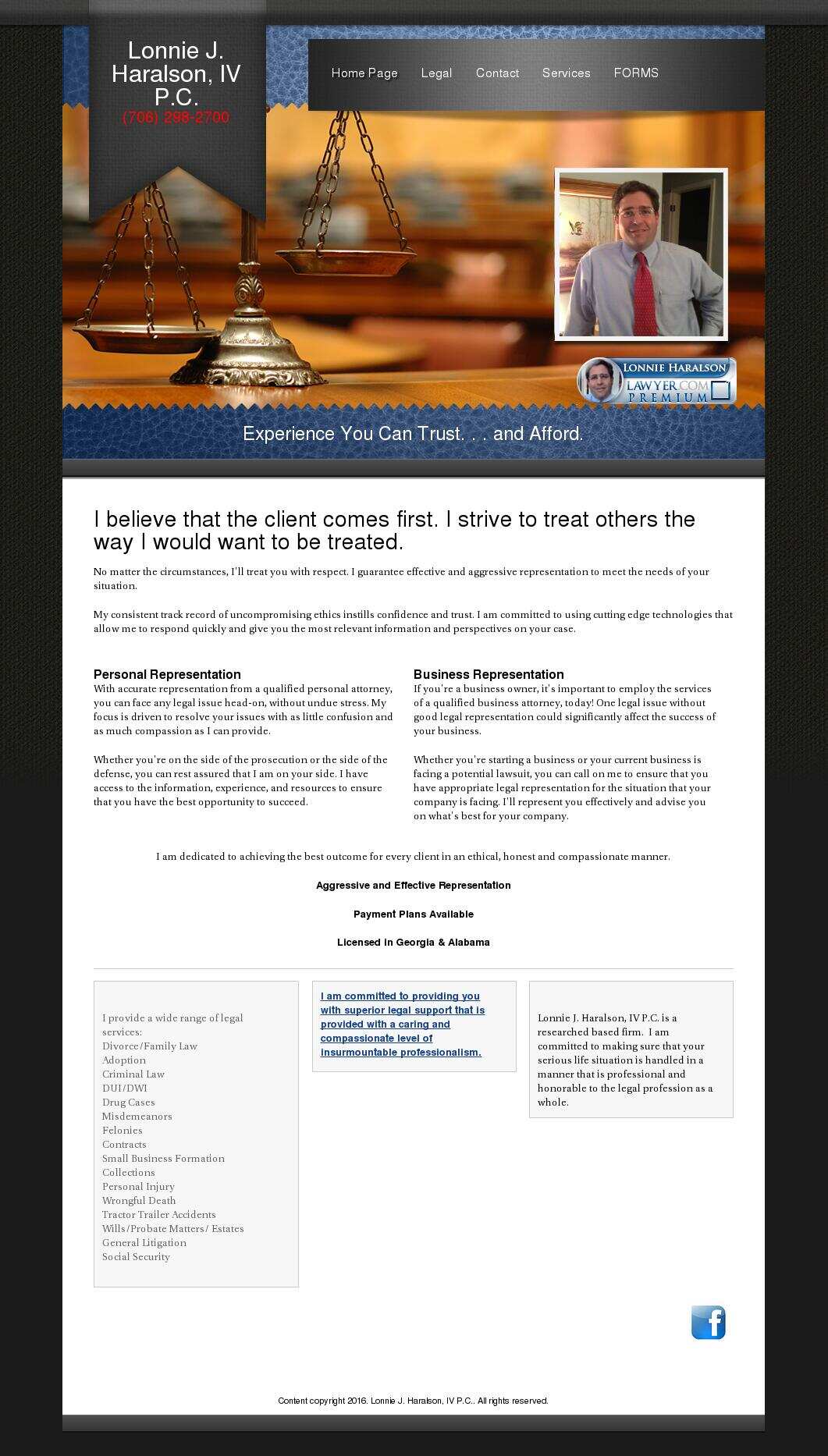 Lonnie J. Haralson, IV P.C. - LaGrange GA Lawyers