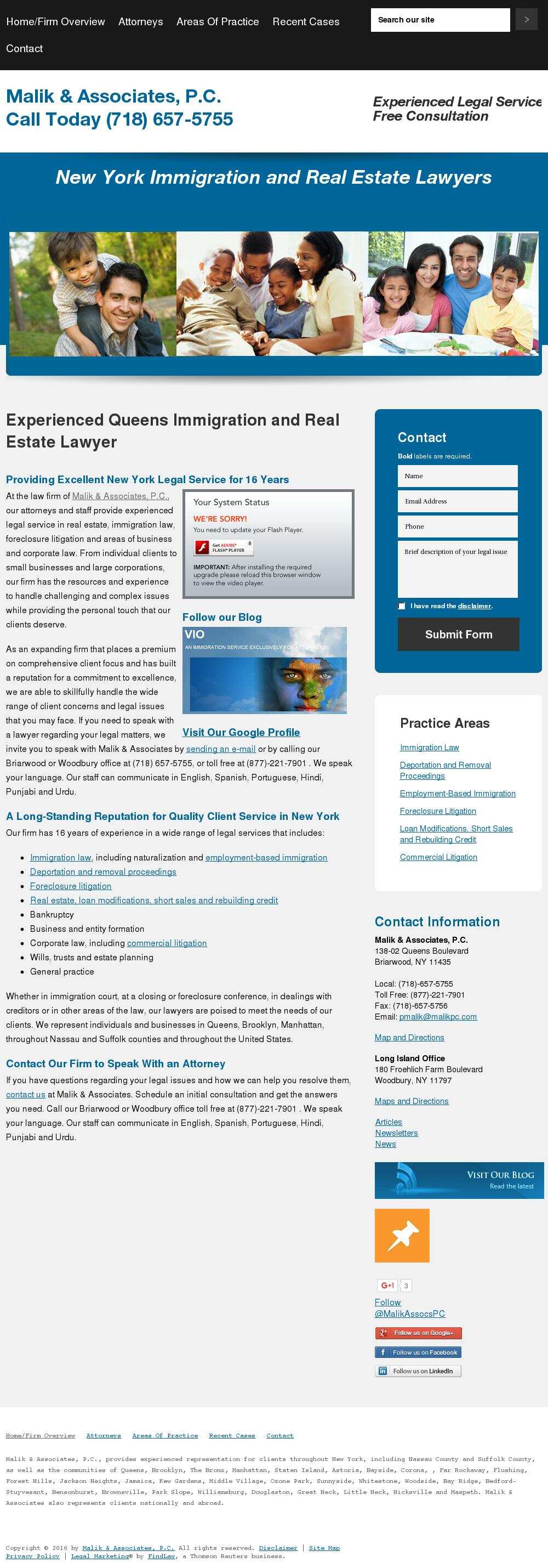 Malik & Associates, P.C. - East Elmhurst NY Lawyers
