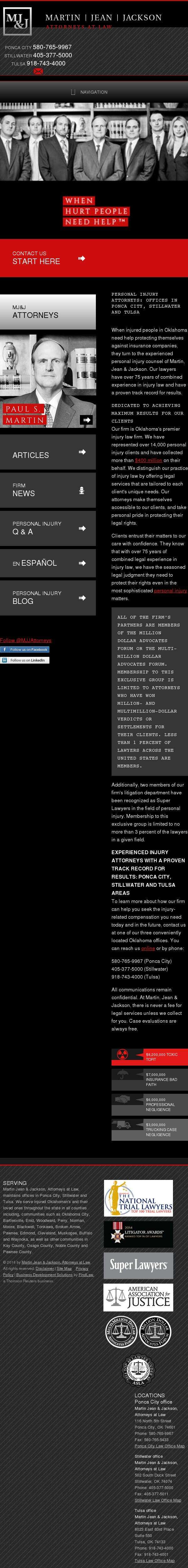 Martin Jean & Jackson, Attorneys at Law - Ponca City OK Lawyers