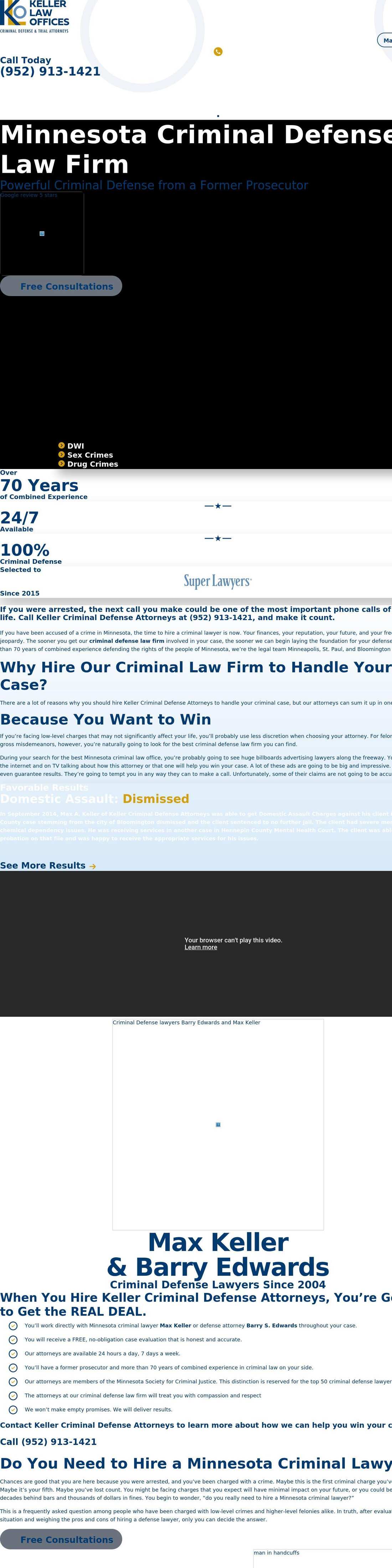 Keller Law Offices - Minneapolis MN Lawyers