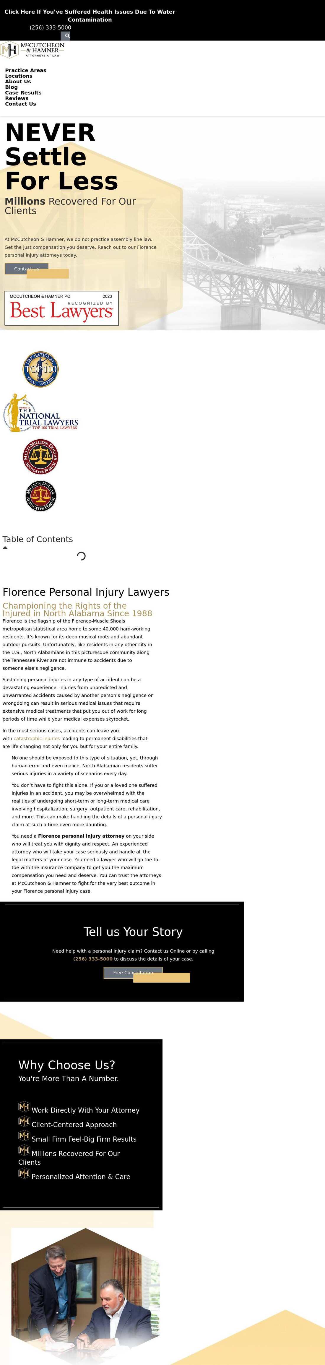 McCutcheon & Hamner, PC - Huntsville AL Lawyers