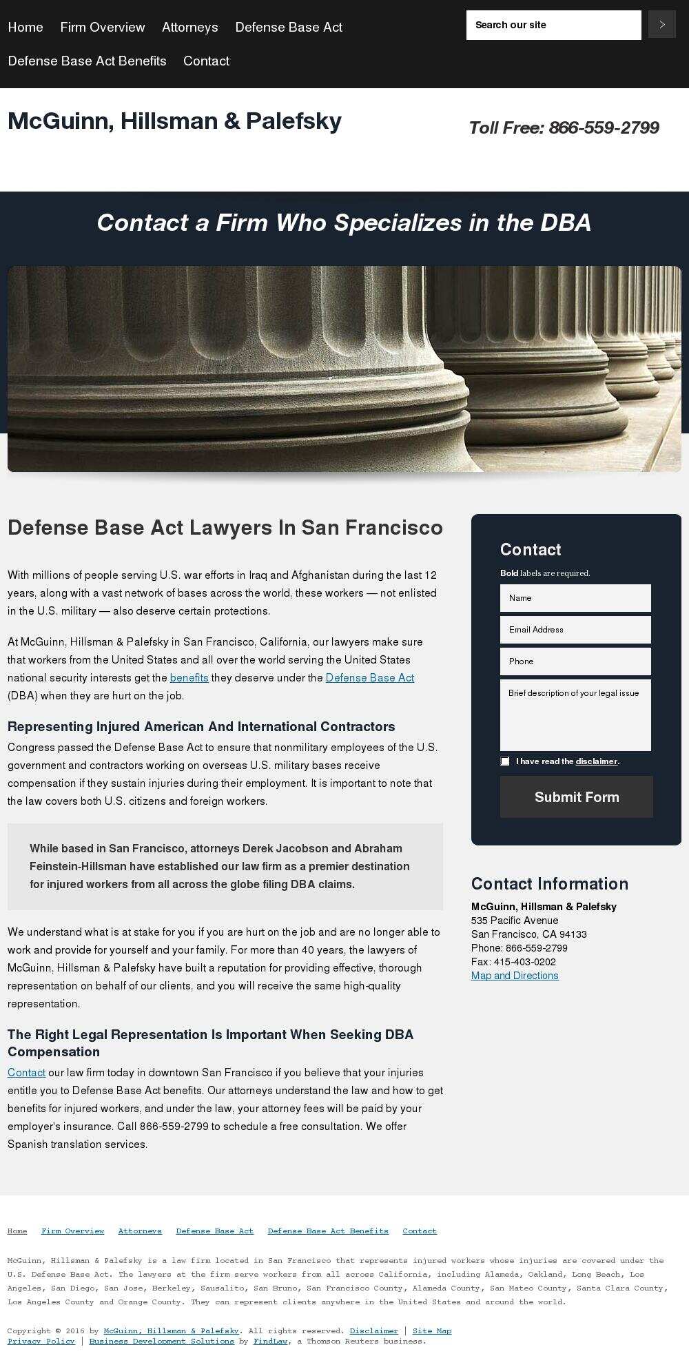 McGuinn, Hillsman & Palefsky - San Francisco CA Lawyers
