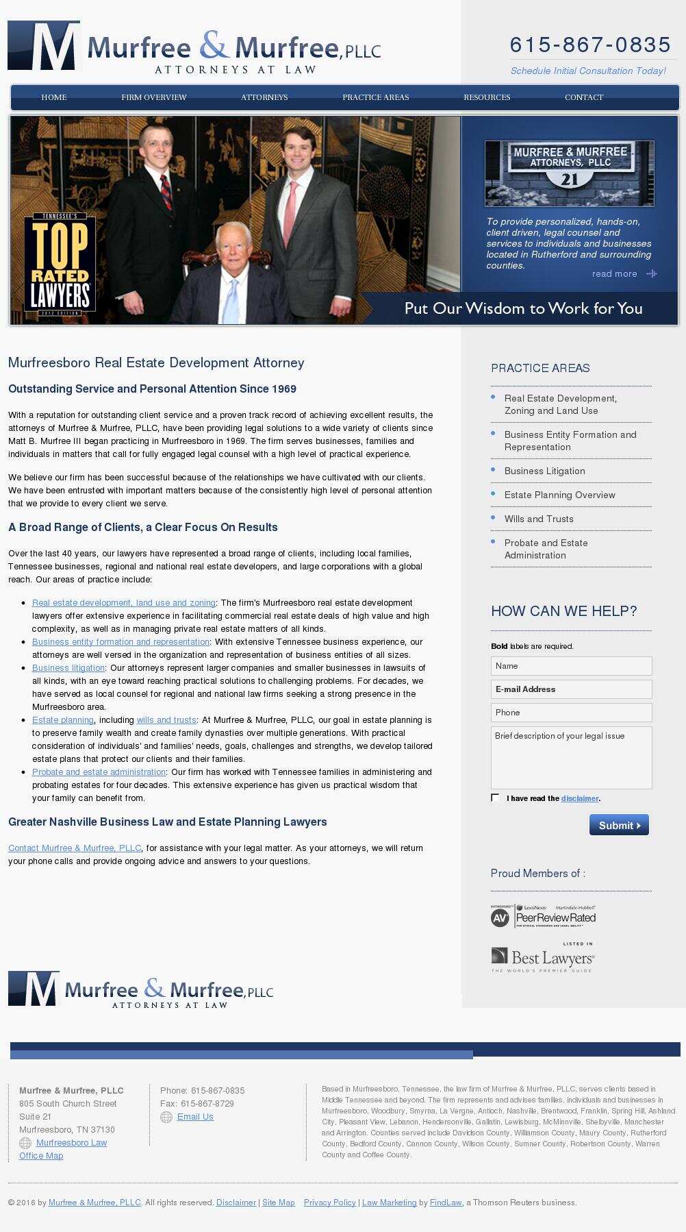 Murfree & Murfree PLLC - Murfreesboro TN Lawyers