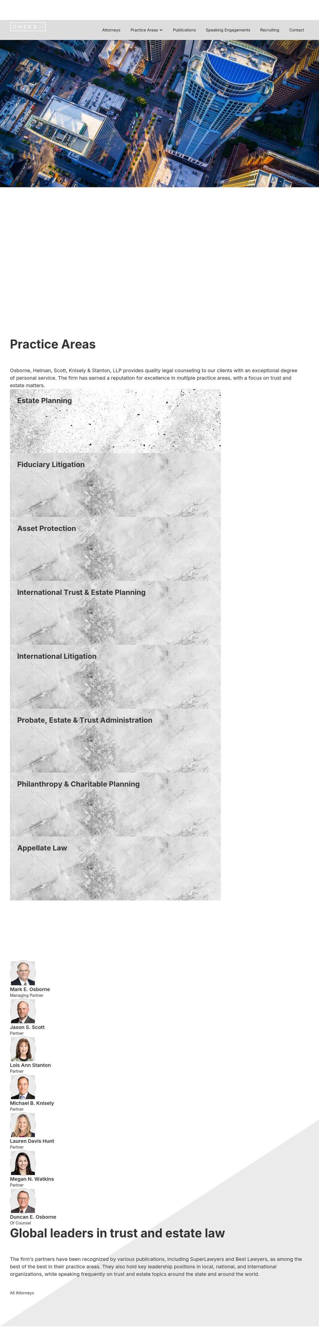 Osborne, Helman, Knebel & Scott, LLP - Austin TX Lawyers