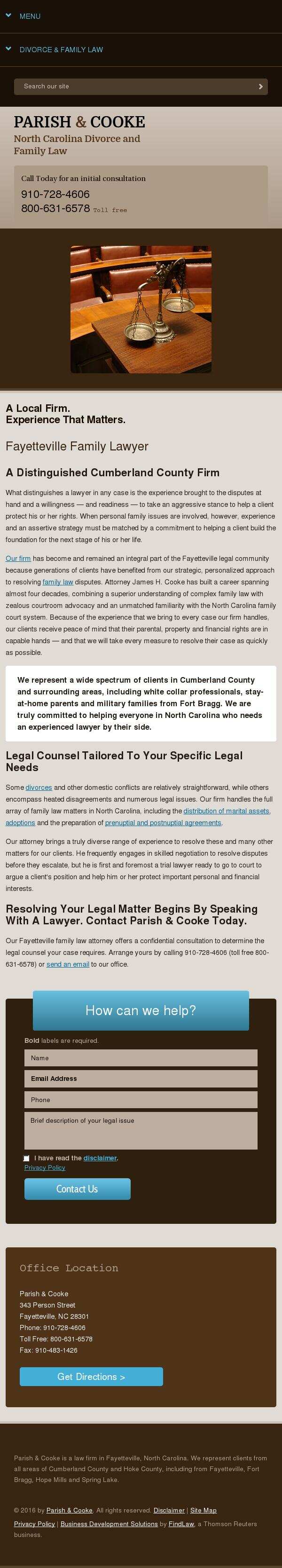 Parish & Cooke - Fayetteville NC Lawyers