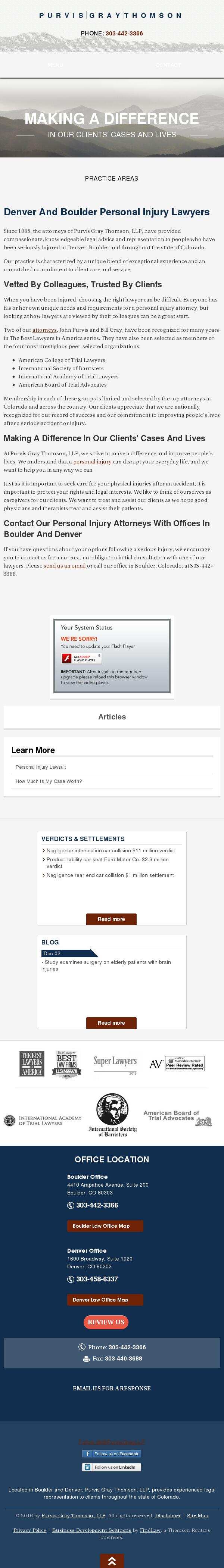 Purvis Gray, LLP - Boulder CO Lawyers