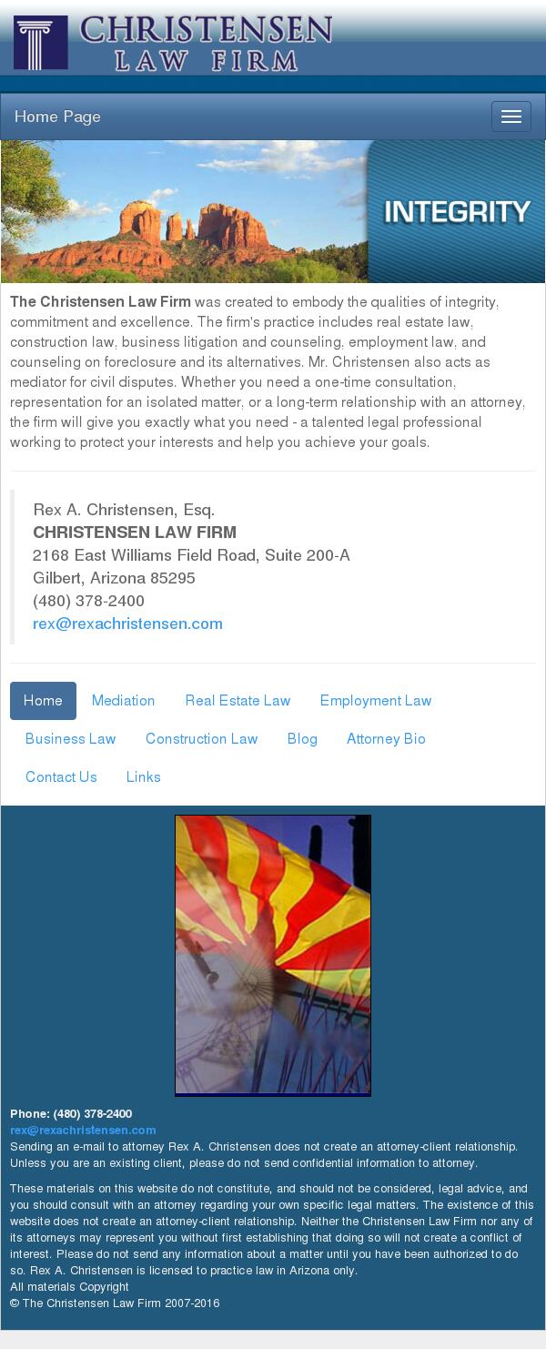 Rex A. Christensen, PLLC - Gilbert AZ Lawyers