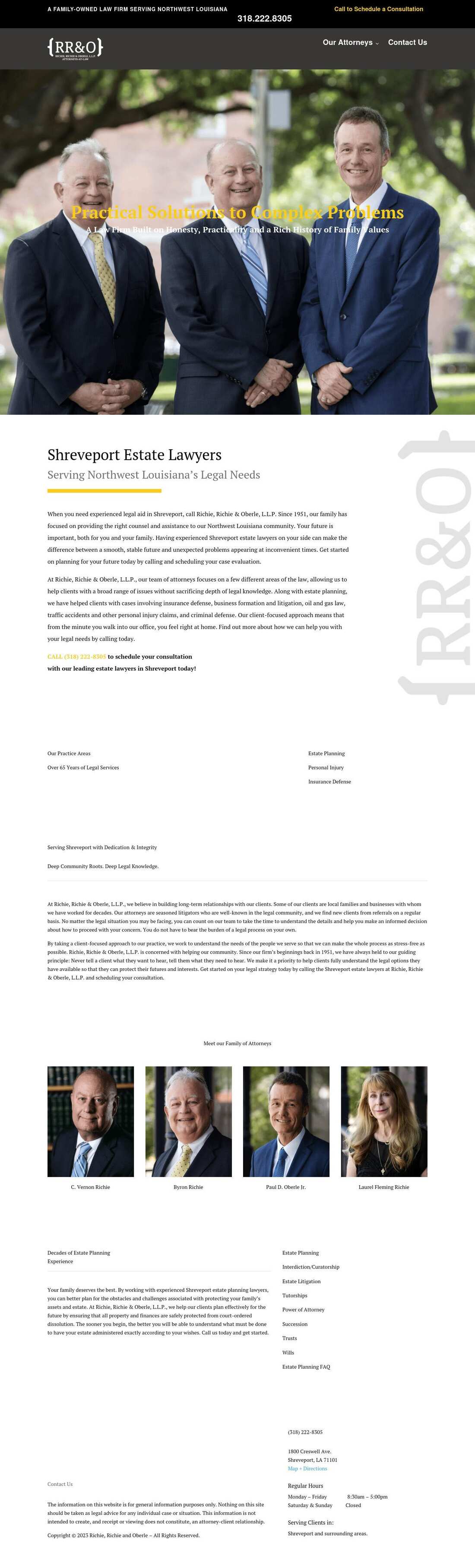 Richie Richie & Oberle LLP - Shreveport LA Lawyers