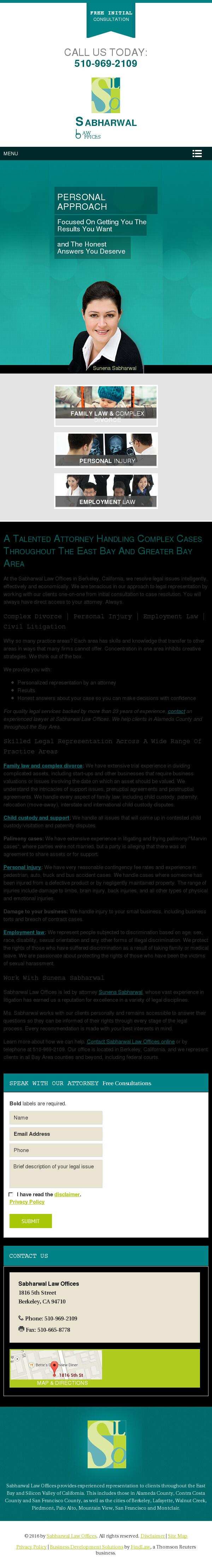 Sabharwal Law Offices - Berkeley CA Lawyers