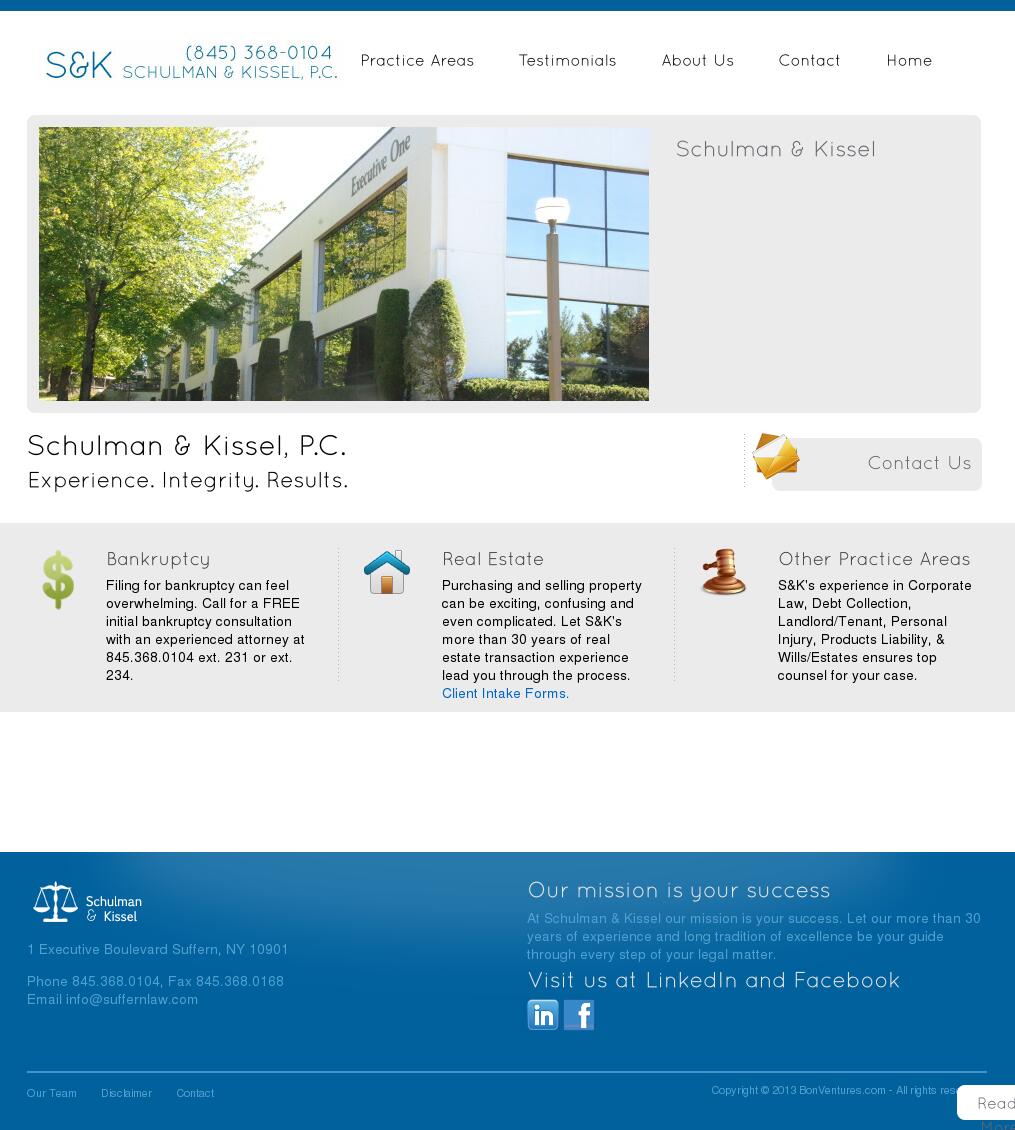 Schulman & Kissel, P.C. - Suffern NY Lawyers