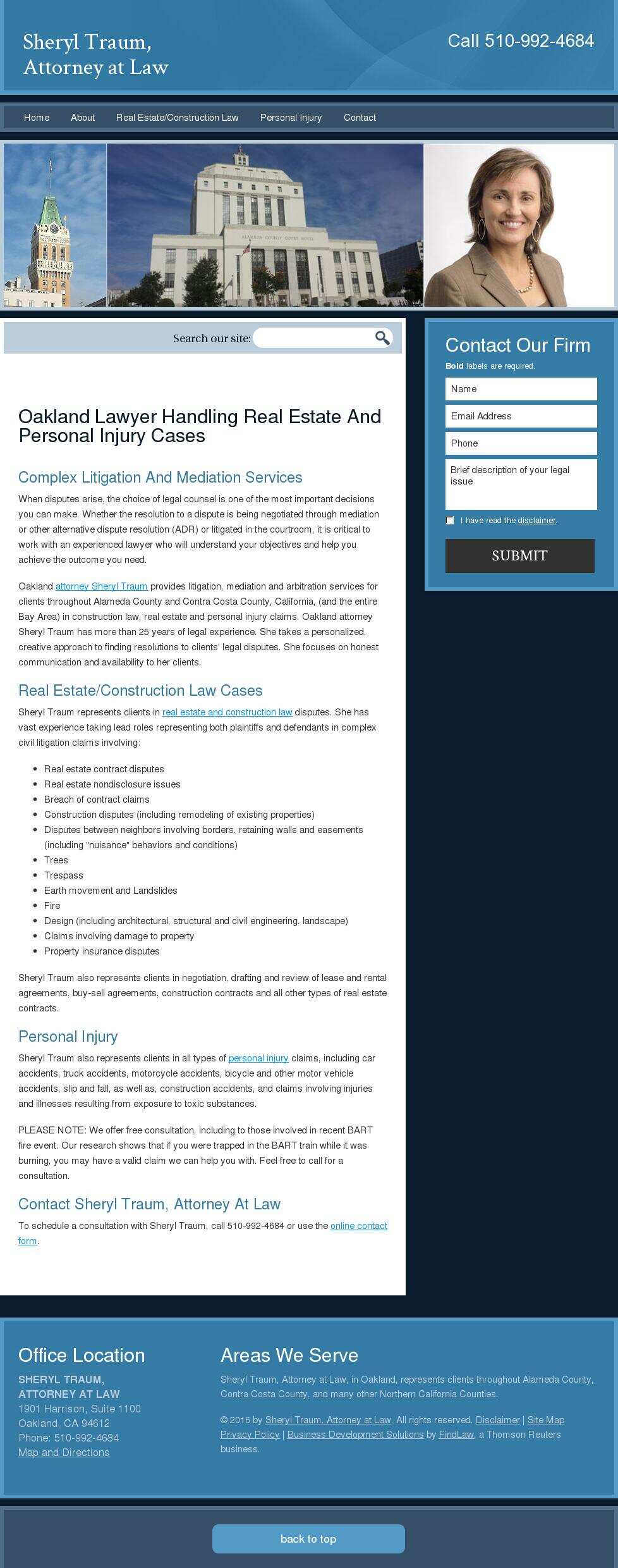 Sheryl Traum, Attorney at Law - Oakland CA Lawyers