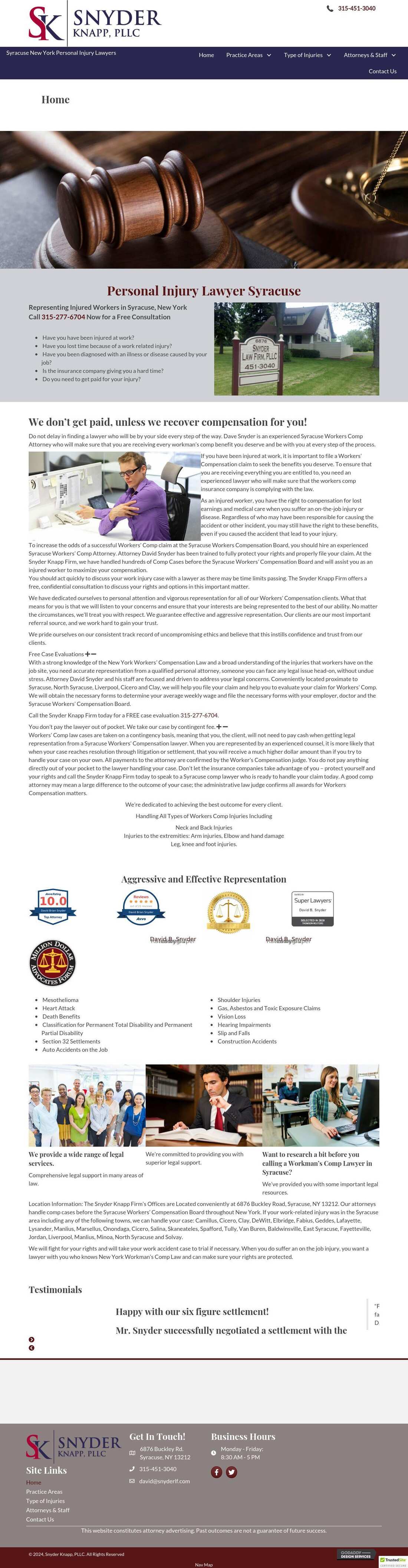 Snyder Law Firm PLLC - Syracuse NY Lawyers
