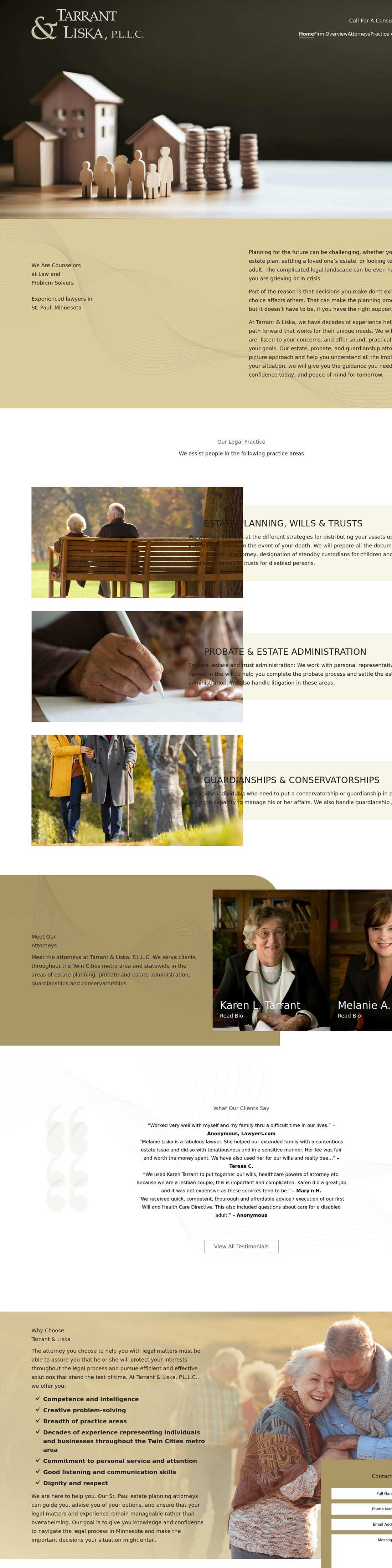Tarrant & Liska, PLLC - St Paul MN Lawyers