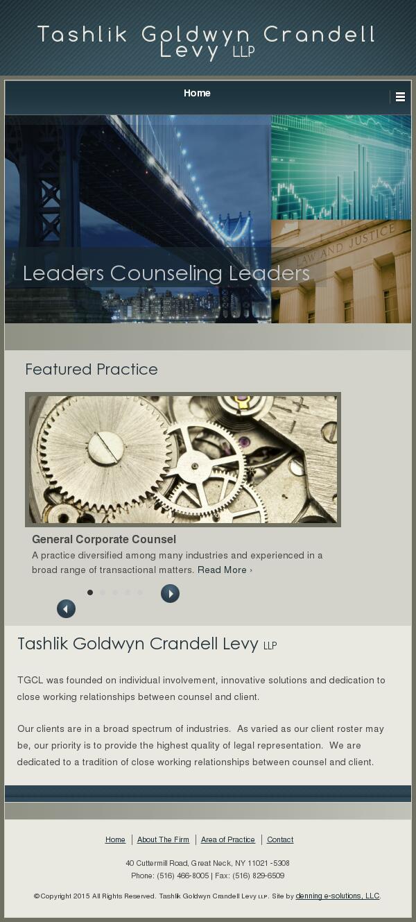 Tashlik Goldwyn Crandell Levy LLP - Great Neck NY Lawyers