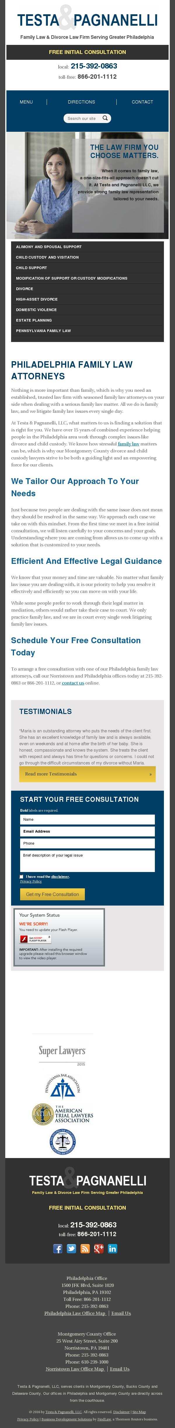 Testa & Pagnanelli, LLC - Philadelphia PA Lawyers