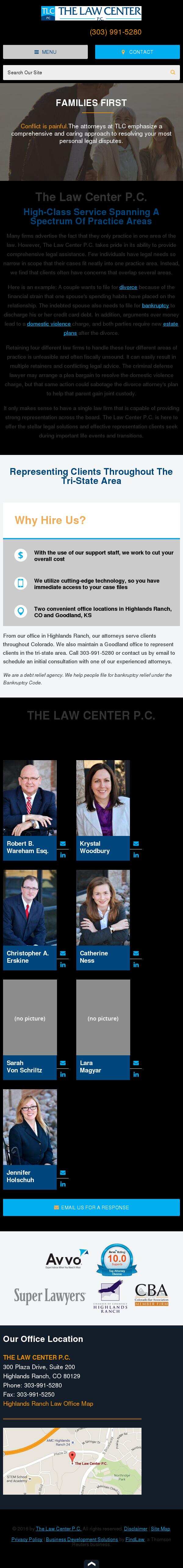 The Law Center P.C. - Highlands Ranch CO Lawyers