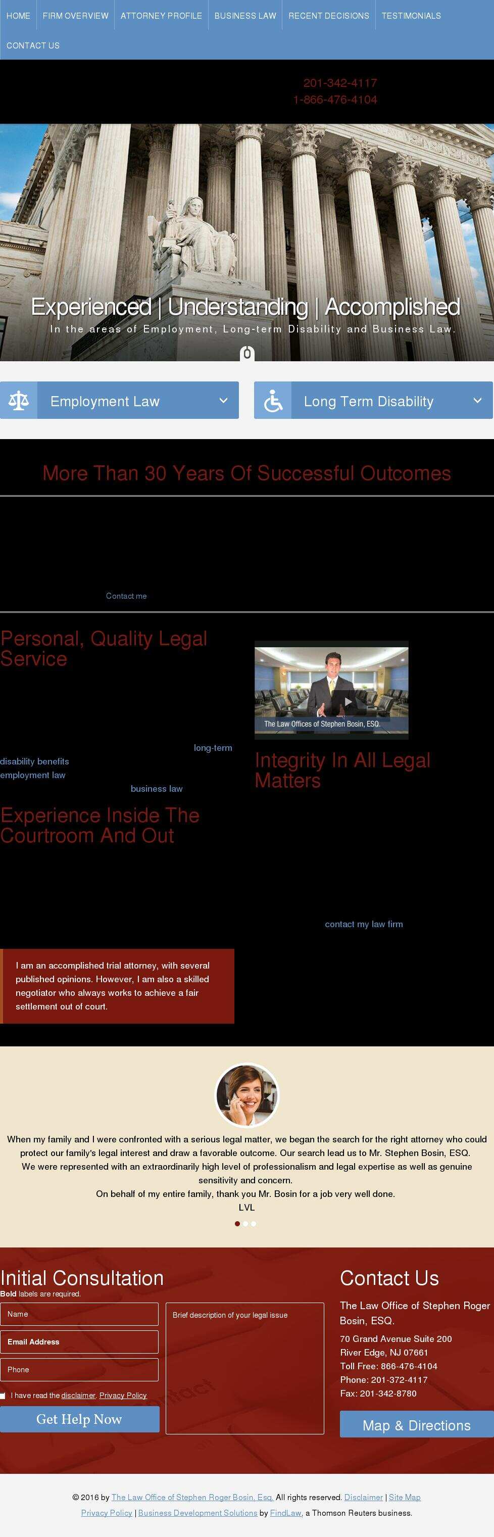 The Law Office of Stephen Roger Bosin, Esq. - River Edge NJ Lawyers
