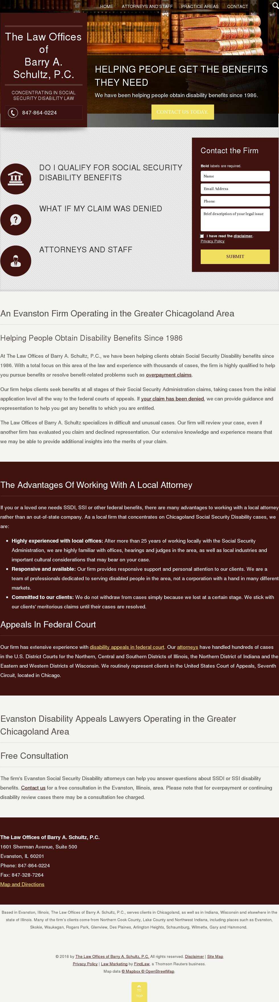 The Law Offices of Barry A. Schultz, P.C. - Evanston IL Lawyers