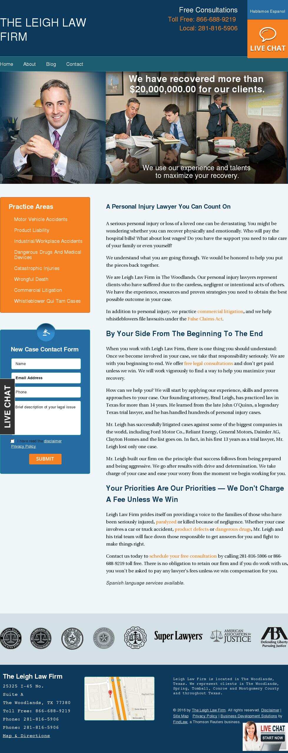 The Leigh Law Firm - The Woodlands TX Lawyers