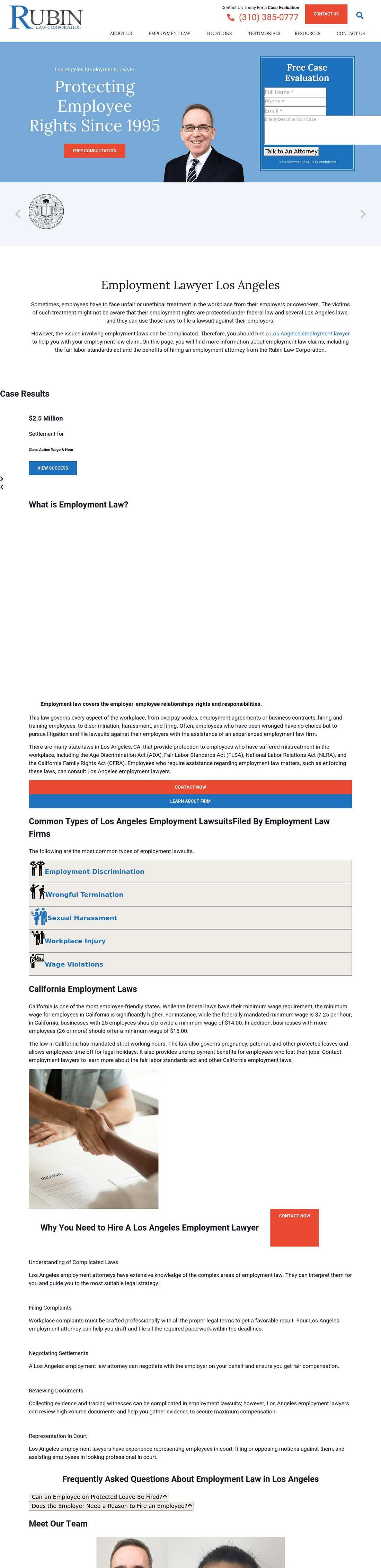 The Rubin Law Corporation - Beverly Hills CA Lawyers