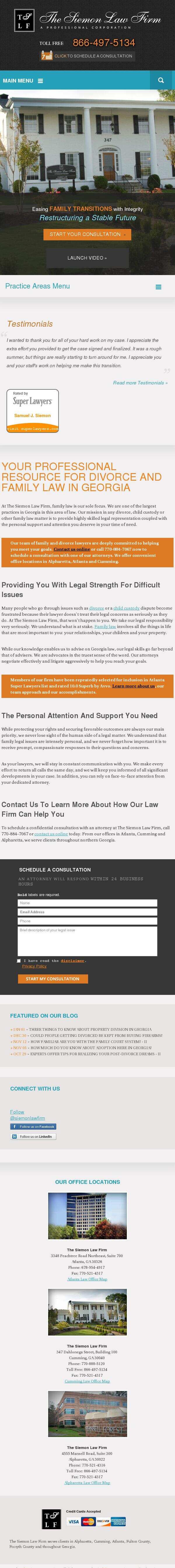 The Siemon Law Firm - Atlanta GA Lawyers