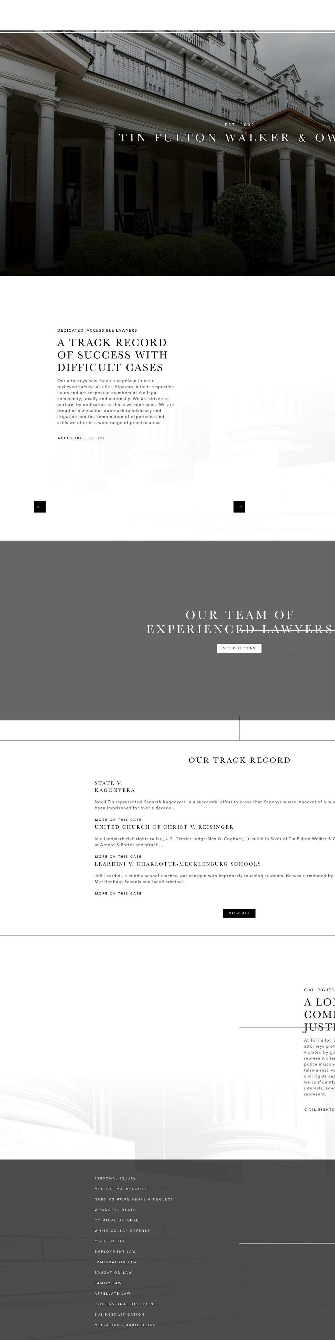 Tin Fulton Walker & Owen - Charlotte NC Lawyers