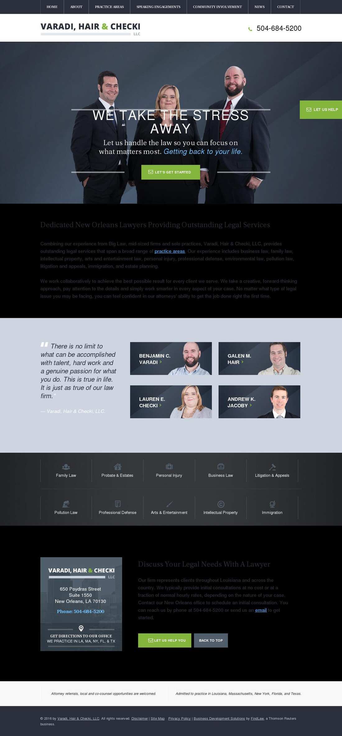 Varadi, Hair & Checki, LLC - New Orleans LA Lawyers