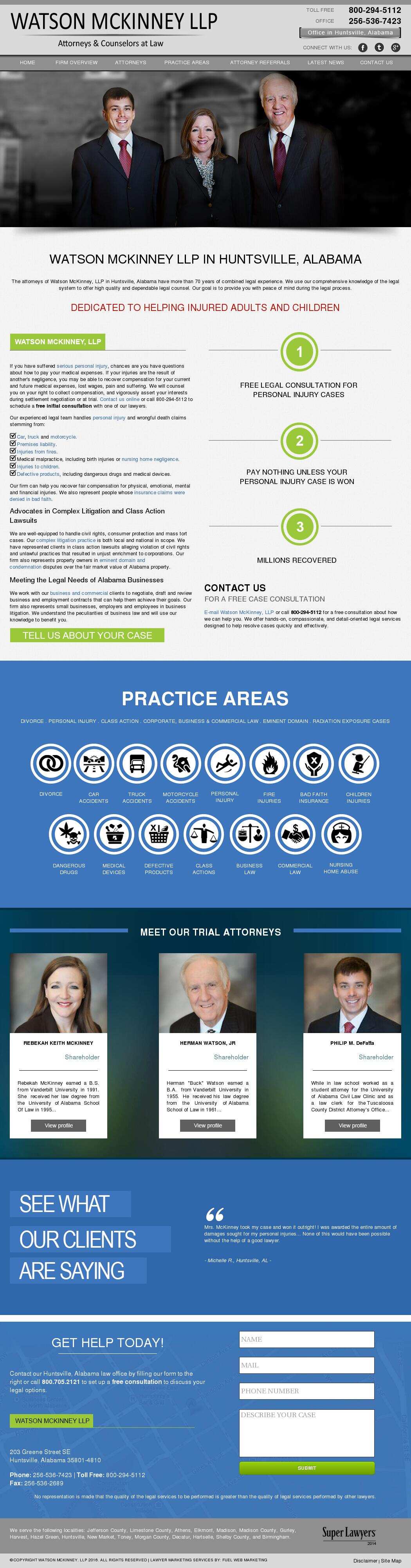 Watson McKinney, LLP - Huntsville AL Lawyers
