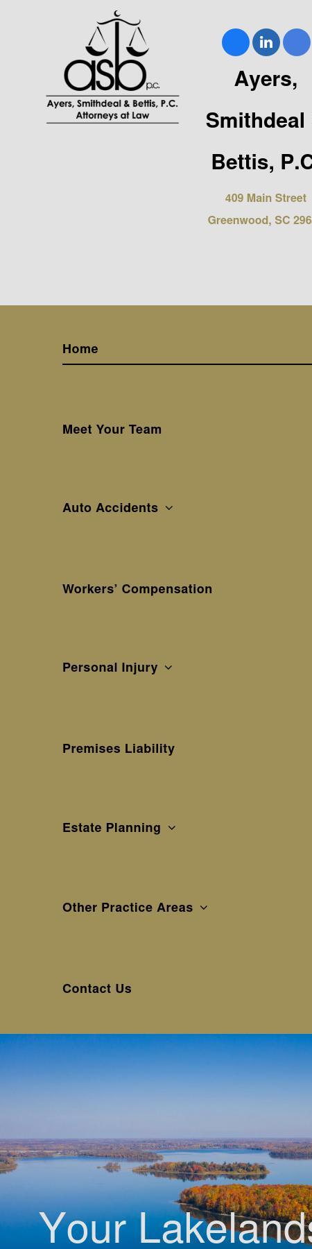 Ayers, Smithdeal & Bettis, P.C. - Greenwood SC Lawyers