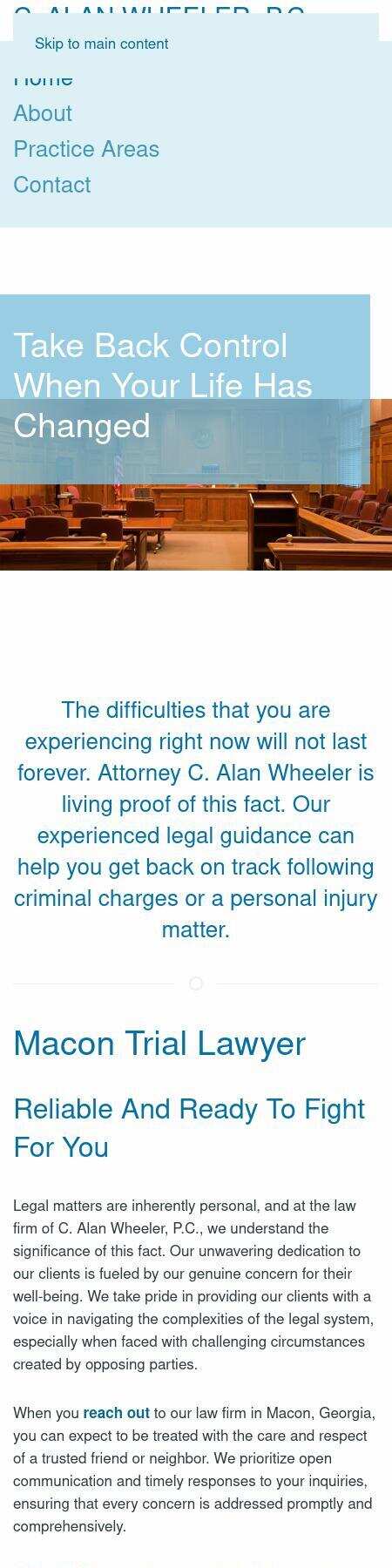 C. Alan Wheeler, P.C. - Macon GA Lawyers