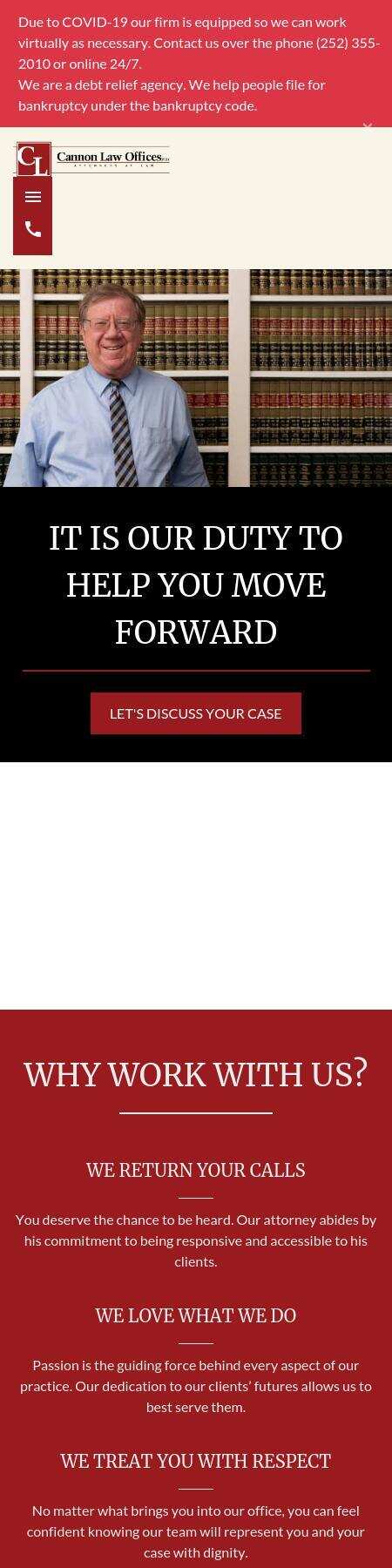 Cannon Law Offices, PLLC - Greenville NC Lawyers